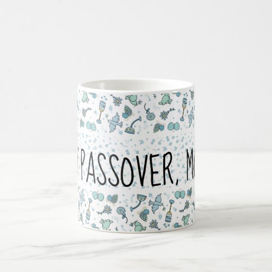 Passover Mok 11 oz. Whimsical Seder Time (Center)