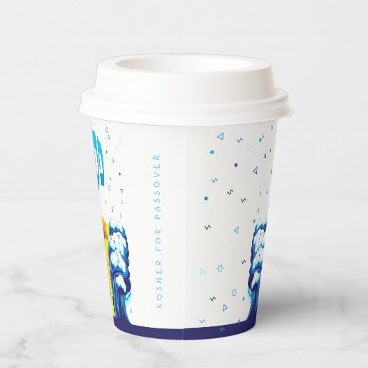 Passover Moses en Israëlieten - Uittocht uit Egypt Papieren Bekers (Rechts)