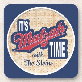 Passover Onderzetters "Het is Matzah Time"