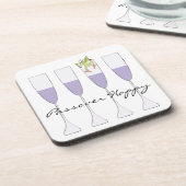 Passover Onderzetters "Passover Wine & Matzah" (Linkerzijde)