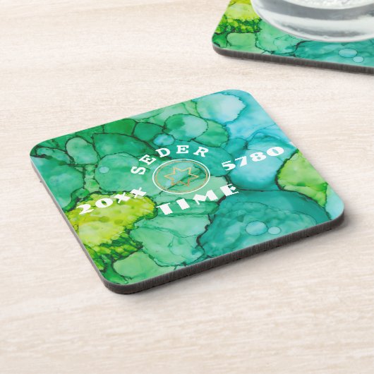 Passover Onderzetters "Springtime Flowers" (Linkerzijde)