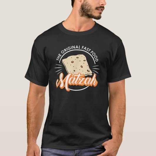 Passover Original Fast Food Matzah Seder Jewish Ho T-shirt (Voorkant)