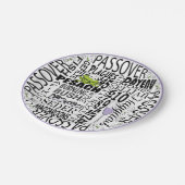 Passover Paper Bord "Dayenu and more..." Patroon (Gekanteld)