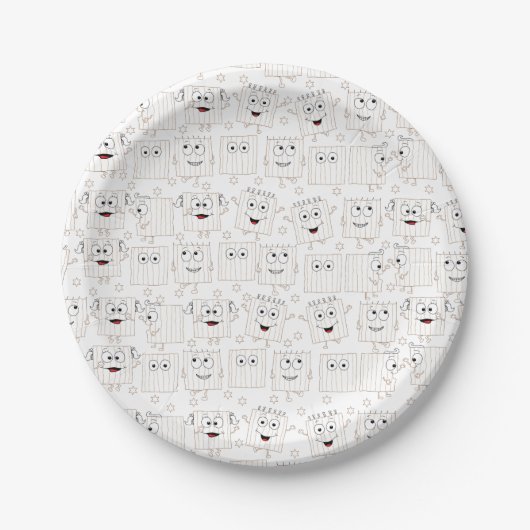 Passover Paper Bord Matzah Patroon (Voorkant)