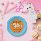 Passover Paper Bord "Matzah Shark"-patroon (Feest)