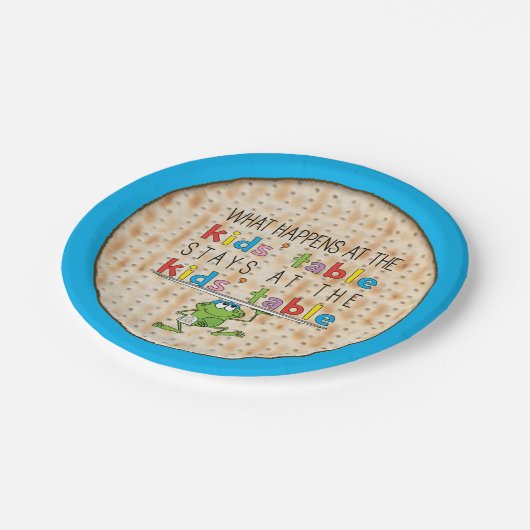 Passover Paper Bord "The Kinderen Table" Patroon (Gekanteld)