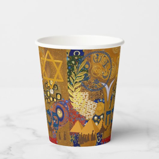 Passover Papieren Bekers (Achterkant)