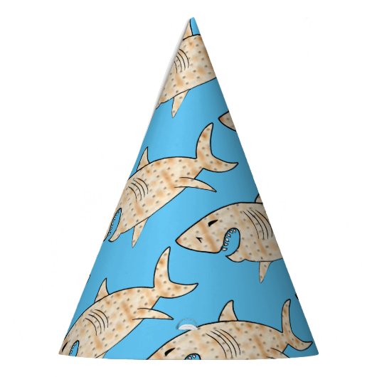 Passover Party Pet Matzah Shark Feesthoedjes (Links)