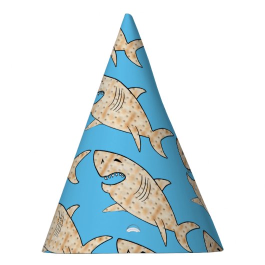 Passover Party Pet Matzah Shark Feesthoedjes (Rechts)