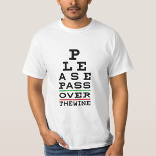 Passover "Passover the Wine"-Mannen T-shirt