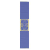 Passover Pesach Blue Medium Tafelloper (Voorkant)