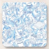 Passover Pesach Drink Coasters - Joodse Feestdagen Bier Onderzetter (Voorkant)