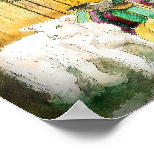 Passover Pesach Inspirerend Art Poster (Hoek)