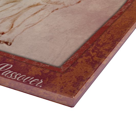 Passover Pesach Lamb Torah Scroll Doorpost Herbs Snijplank (Hoek)