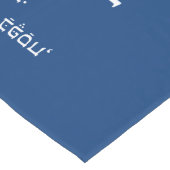 Passover - Pesach Seder Hebrew Haggadah Quote Lange Tafelloper (Hoek)