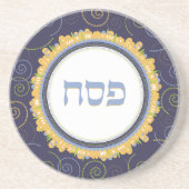 Passover Pesach Seder Jeruslaem Onderzetter (Voorkant)