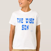 PASSOVER PESACH SEDER SHIRT "DE WISE SON" (Voorkant)