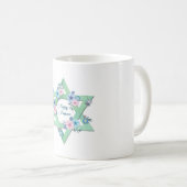 Passover - Pesach Star van David Koffiemok (Voorkant rechts)