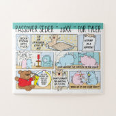 Passover Puzzle Afikomen Toons Legpuzzel (Horizontaal)