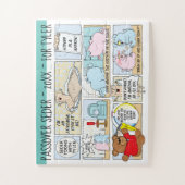 Passover Puzzle Afikomen Toons Legpuzzel (Verticaal)