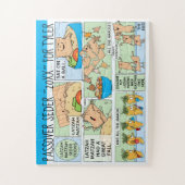 Passover Puzzle Funny Seder Toons Legpuzzel (Verticaal)