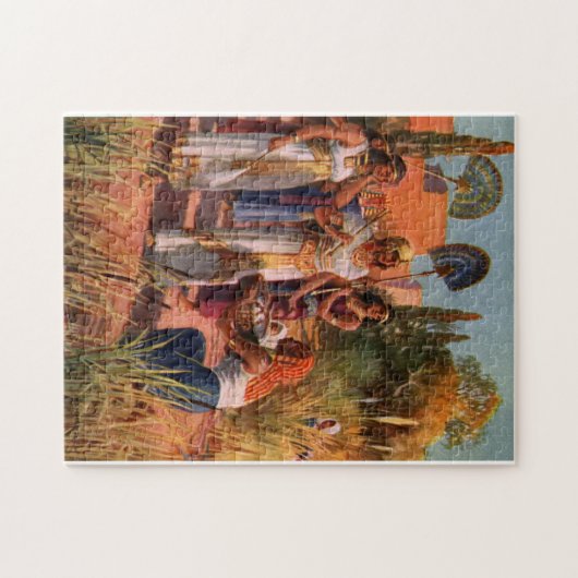PASSOVER PUZZLE MOSES ALS BABY LEGPUZZEL (Horizontaal)