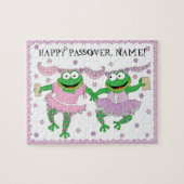 Passover Puzzle "TuTu Cute Frogs with Matzah!" Legpuzzel (Horizontaal)
