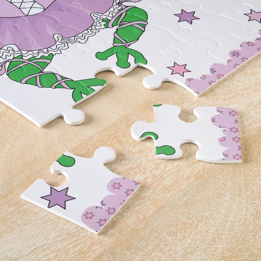 Passover Puzzle "TuTu Cute Frogs with Matzah!" Legpuzzel (Zijkant)