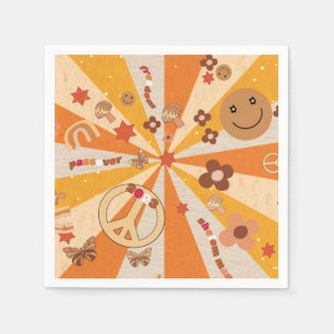 Passover-Retro-Matching Napkins Servet