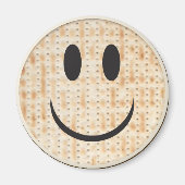 Passover Round Magnet Passover Happy Matzah (Voorkant)