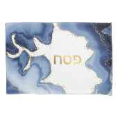 Passover Seder Blue Agate - Aangepast Kussensloop (Voorkant)