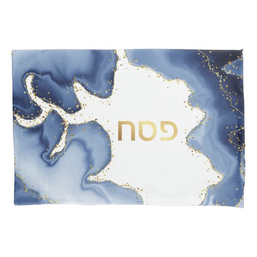 Passover Seder Blue Agate - Aangepast Kussensloop (Voorkant)