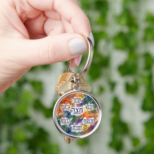 Passover Seder bord Kearah cadeau voor Pesach Sleutelhanger (Hand)