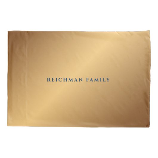 Passover Seder Bronze Navy Trellis Personalized Kussensloop (Achterkant)