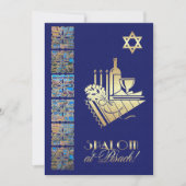Passover Seder Custom Flat Invitations Kaart (Voorkant)