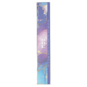 Passover Seder Elegant Gold Waterverf Hebreeuws Lange Tafelloper (Voorkant)