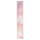 Passover Seder Elegant Gold Waterverf Hebreeuws Lange Tafelloper (Voorkant)