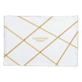 Passover Seder Elegant Modern Gold Hebreeuws Kussensloop (Achterkant)