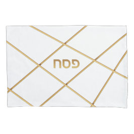 Passover Seder Elegant Modern Gold Hebreeuws Kussensloop