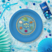 Passover Seder Foods Kosher Pesach Papieren Bordje (Feest)