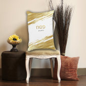 Passover Seder Gold Swash - Aangepaste Kussensloop
