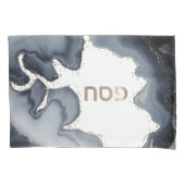 Passover Seder Grey Agate Personalized Pillow Hoes (Voorkant)