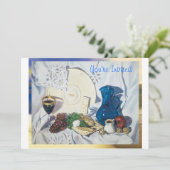 Passover Seder Kaart (Staand voorkant)