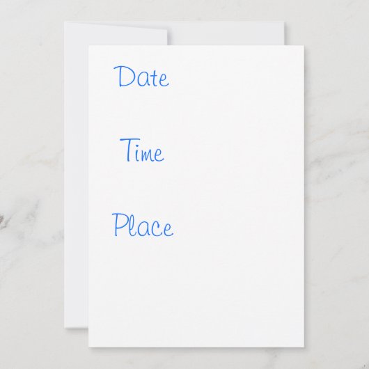 Passover Seder Kaart (Achterkant)