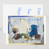 Passover Seder Kaart (Voorkant / Achterkant)