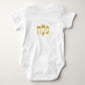 Passover Seder Kosher Matzah Pesach Romper (Achterkant)