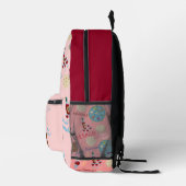 Passover Seder Kosher Matzah Pesach Vintage Bedrukte Rugzak (Rechts)