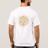 Passover Seder Kosher Matzah Pesach Zazzle T-shirt (Achterkant)