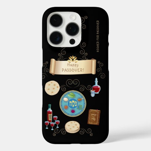  Passover Seder Kosher Pesach Case-Mate iPhone Case (Achterkant)