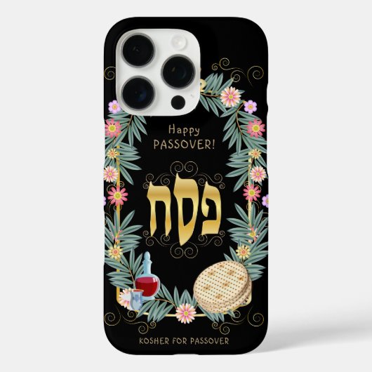 Passover Seder Kosher Pesach Case-Mate iPhone Case (Achterkant)
